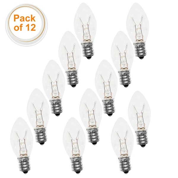 WBM LLC 25 Watt E12/Candelabra Dimmable 2500K Light Bulb & Reviews